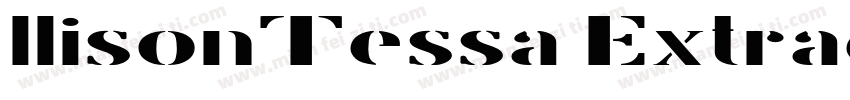 llisonTessa ExtraexpandedExtra字体转换